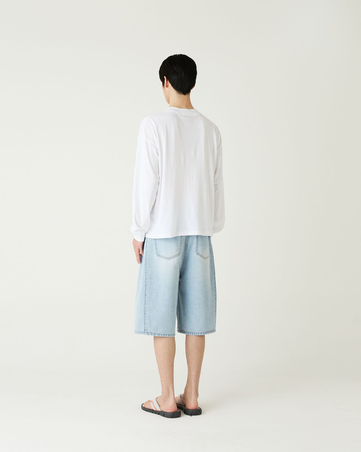 디앤드퀘스천(THEENDQUESTION) Bio-washed t-shirt / WHITE