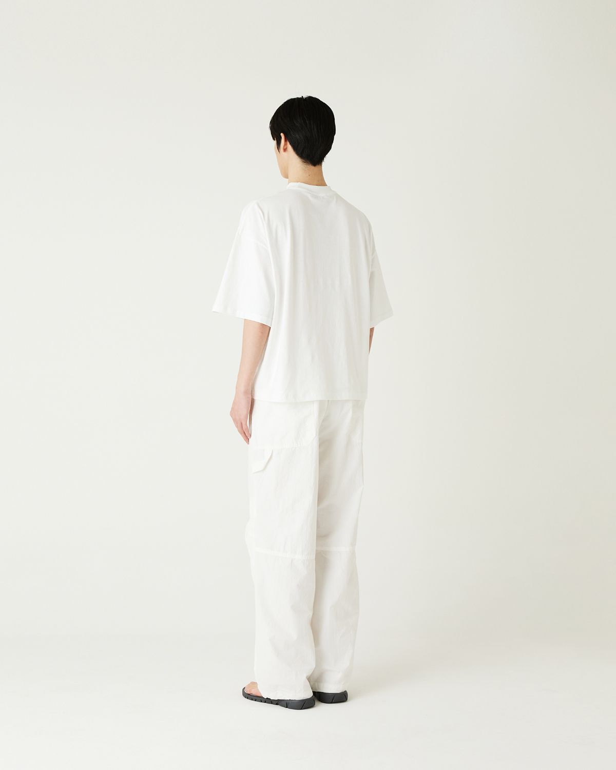 디앤드퀘스천(THEENDQUESTION) Symbol embroidery t-shirt / WHITE