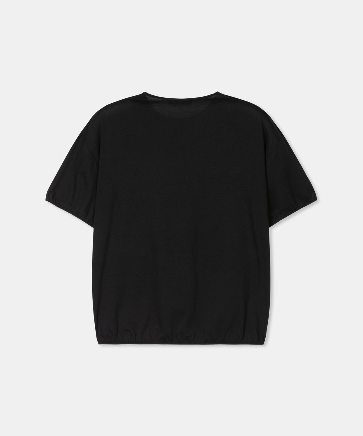 디앤드퀘스천(THEENDQUESTION) Pima cotton t-shirt / BLACK
