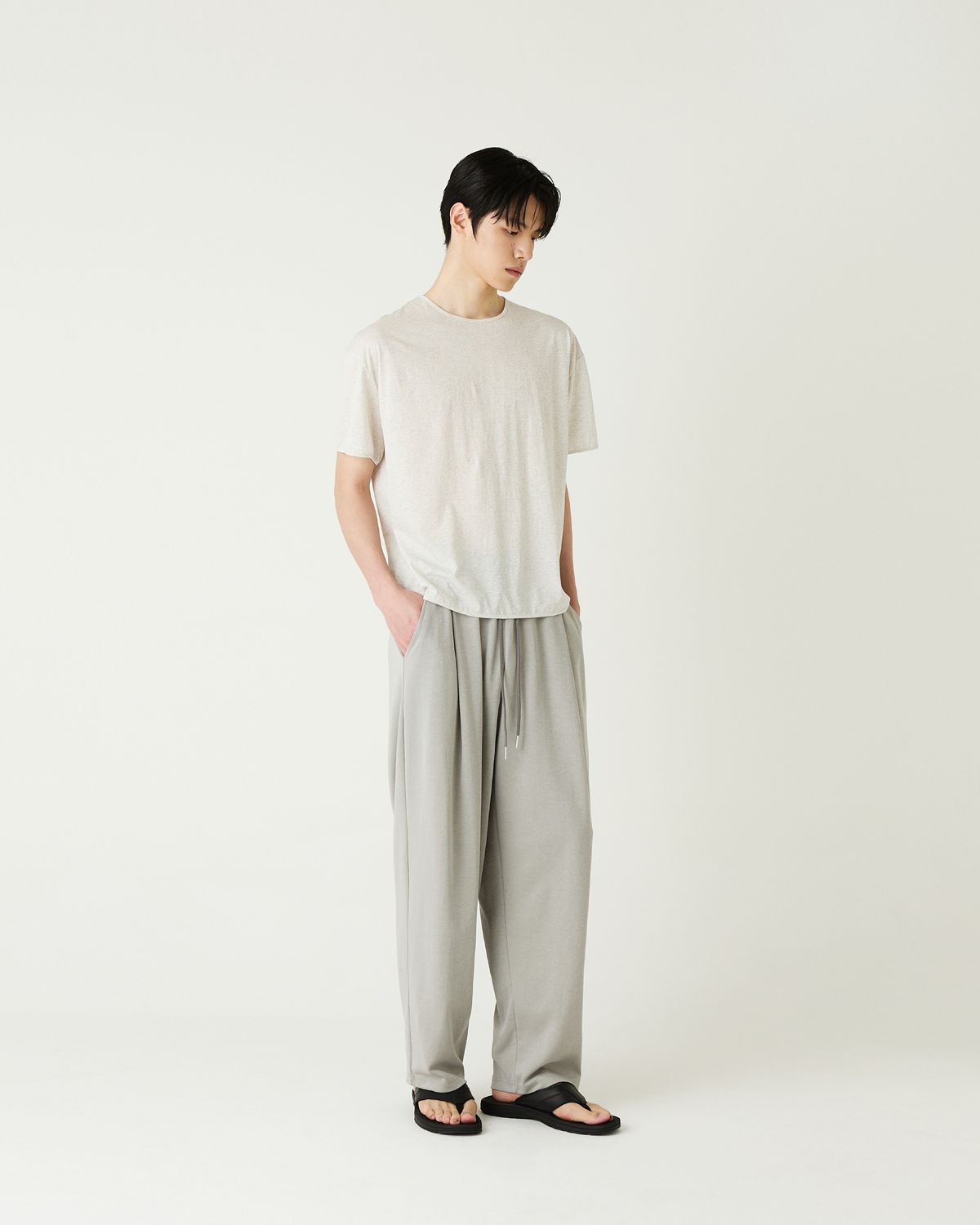 디앤드퀘스천(THEENDQUESTION) Pima cotton t-shirt / GRAY