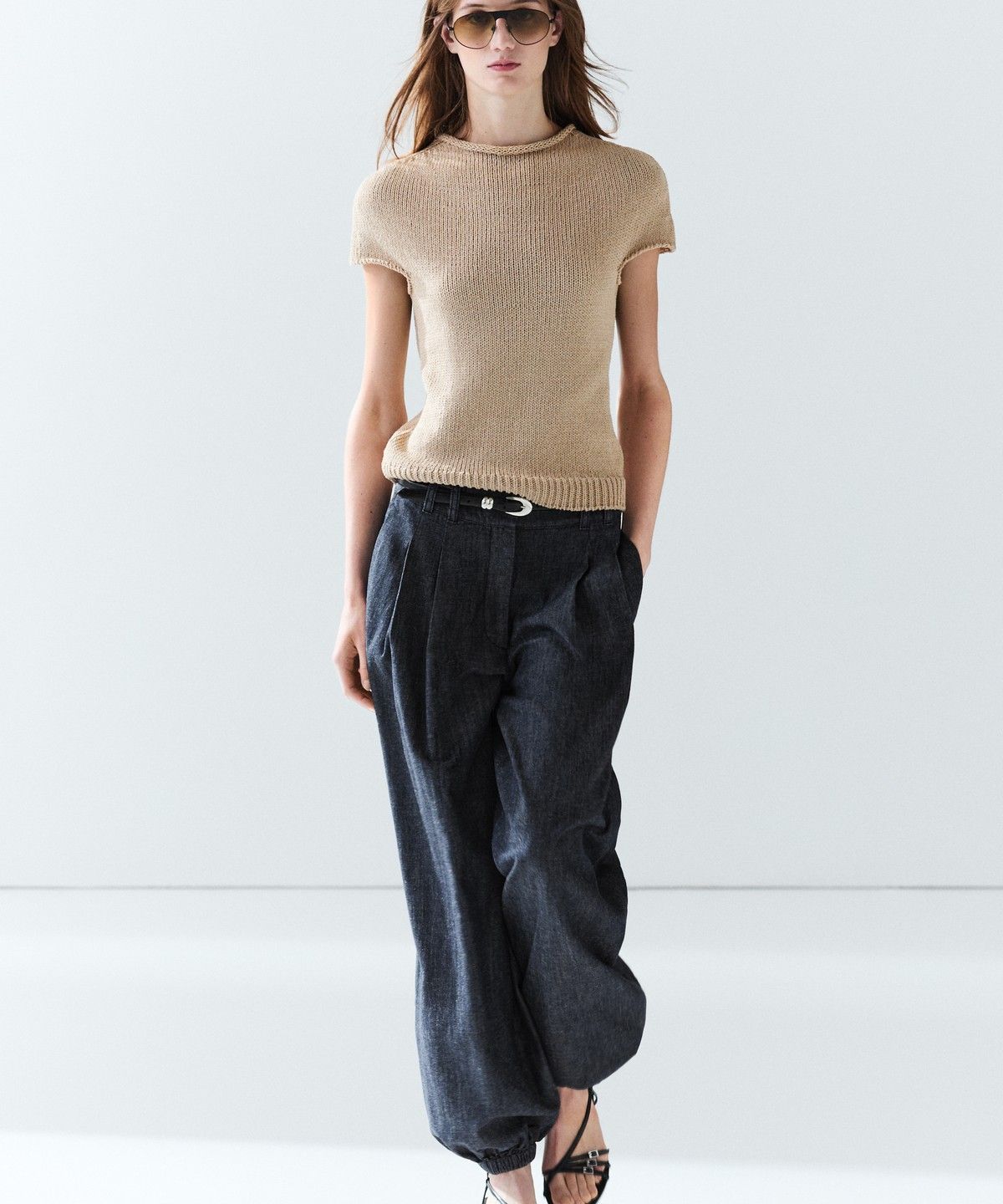 마시모두띠(MASSIMO DUTTI) 벌룬 핏 데님 팬츠