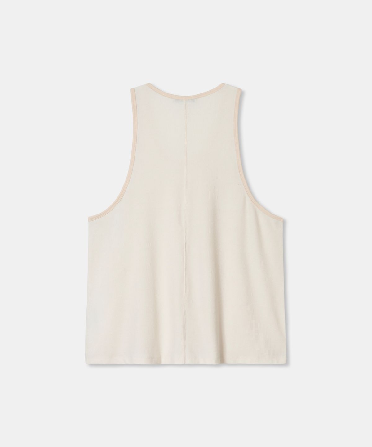 디앤드퀘스천(THEENDQUESTION) Loose sleeveless t-shirt / IVORY