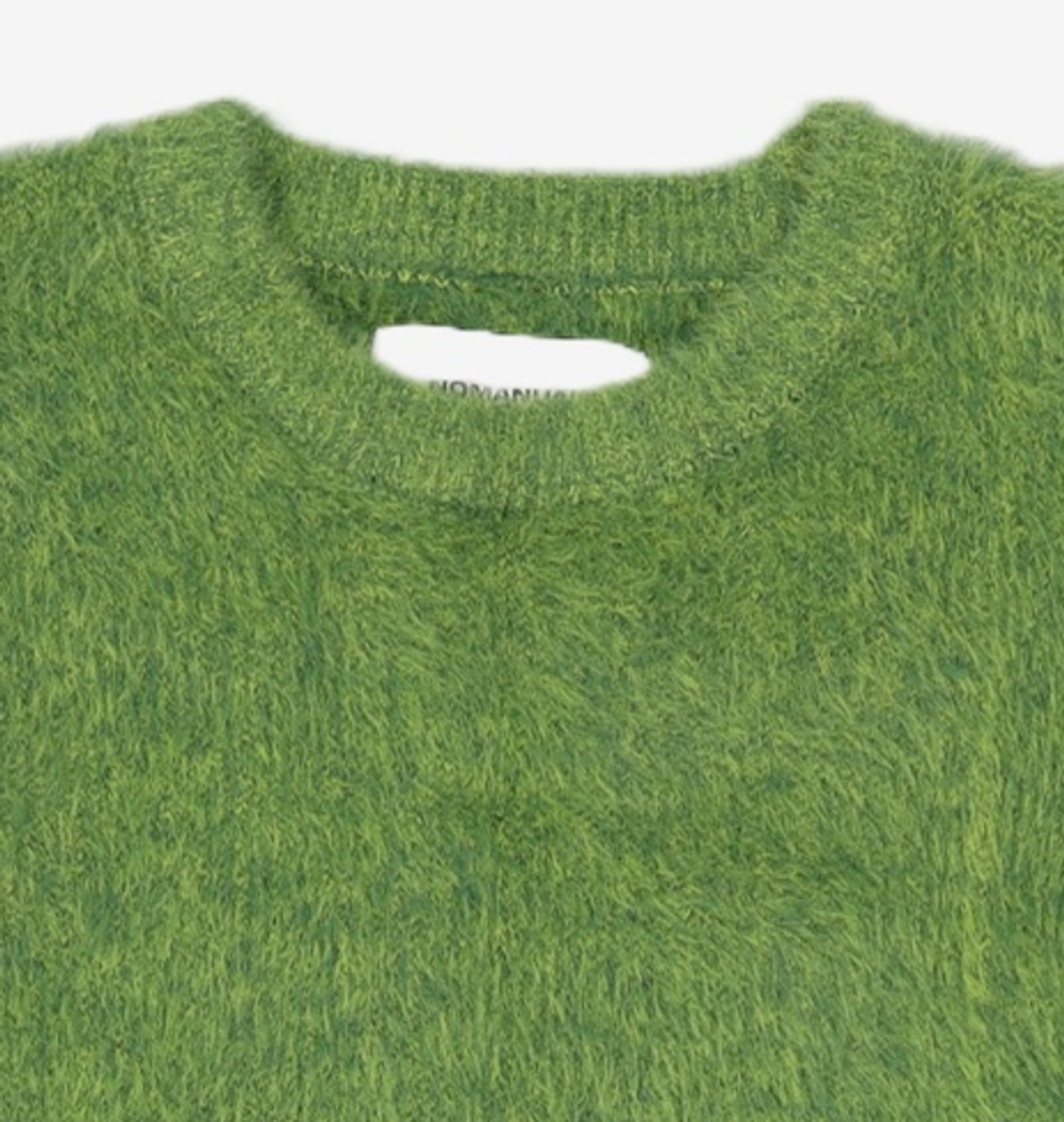 노매뉴얼(NOMANUAL) (시그니처종료)CROPPED HAIRY KNIT - 5 COLOR S