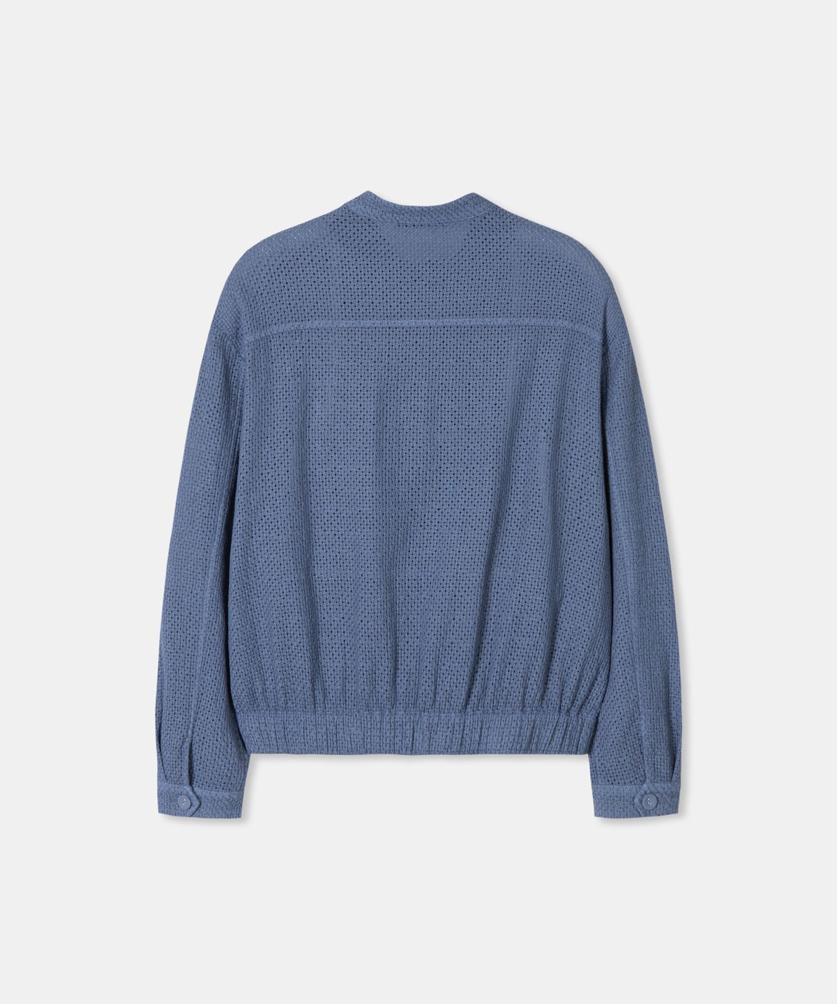 디앤드퀘스천(THEENDQUESTION) Lace blouson jumper / BLUE