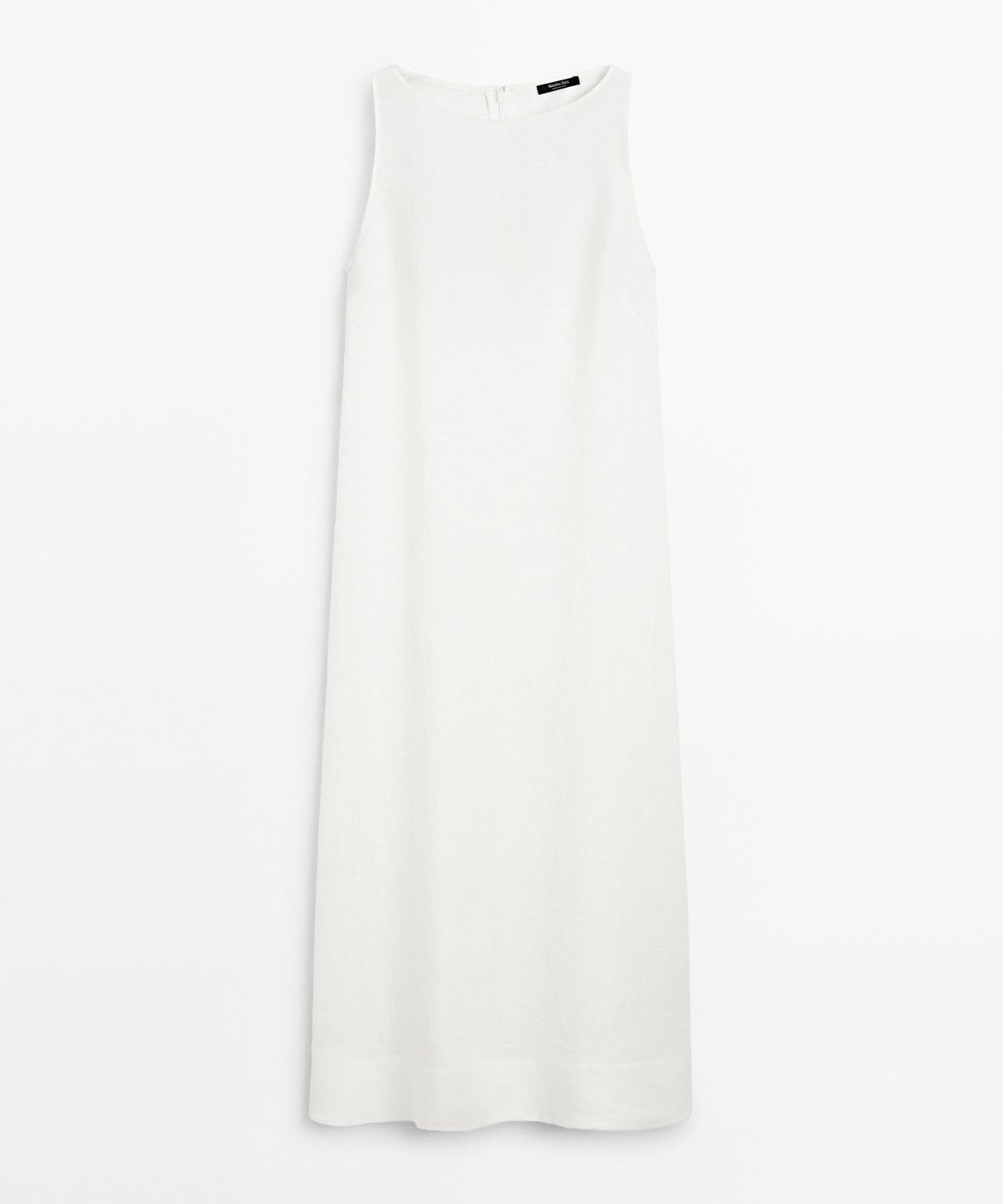 마시모두띠(MASSIMO DUTTI) 100% 린넨 홀터넥 원피스