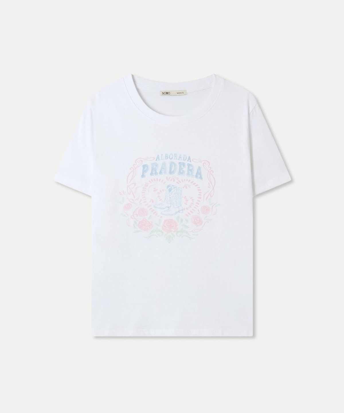 미쏘(MIXXO) 그래픽 티셔츠_MIWHWG718A