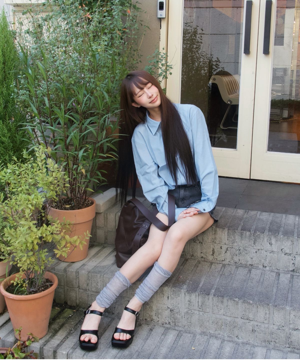 미쏘(MIXXO) 디스트로이드 쇼츠_MIWTHG733J