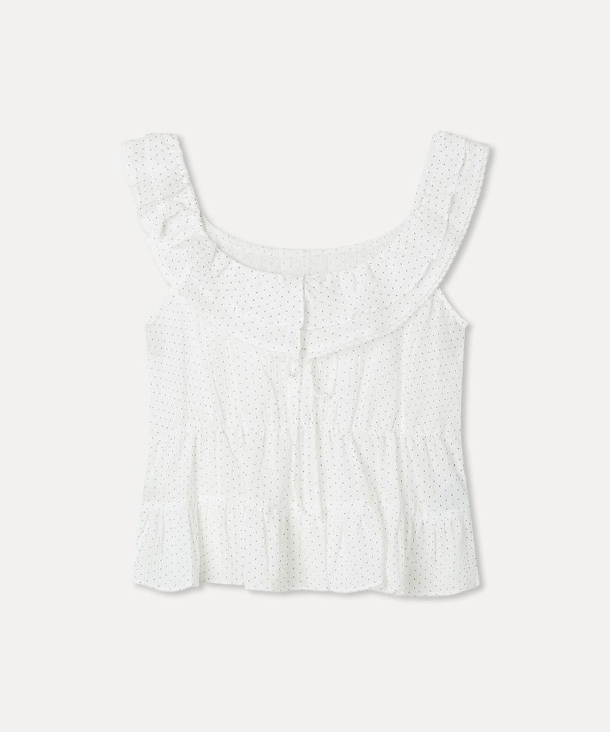 미쏘(MIXXO) 티어드 나시 블라우스_MIWBNG702G