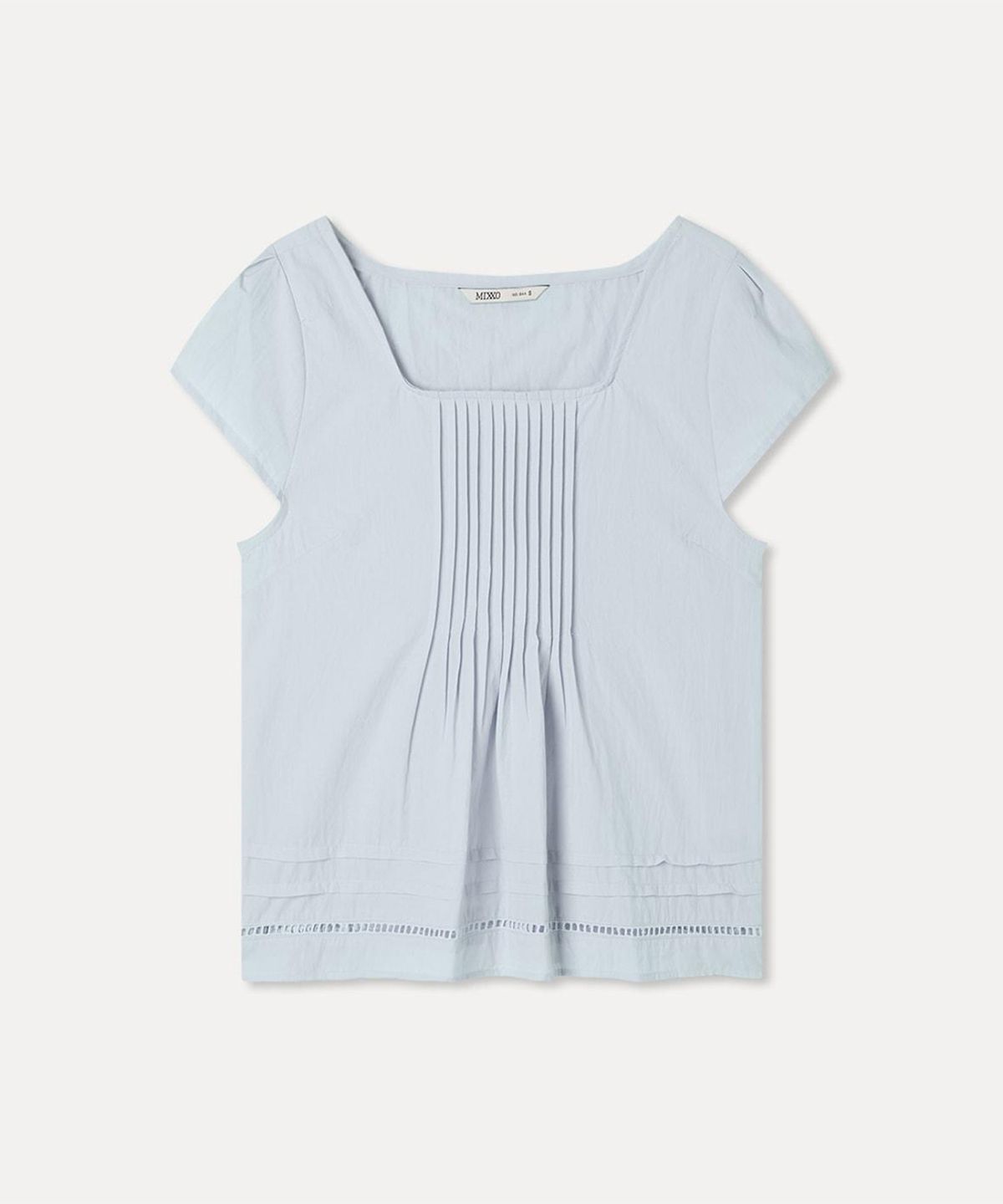미쏘(MIXXO) 린넨 핀턱 블라우스_MIWBWG721G