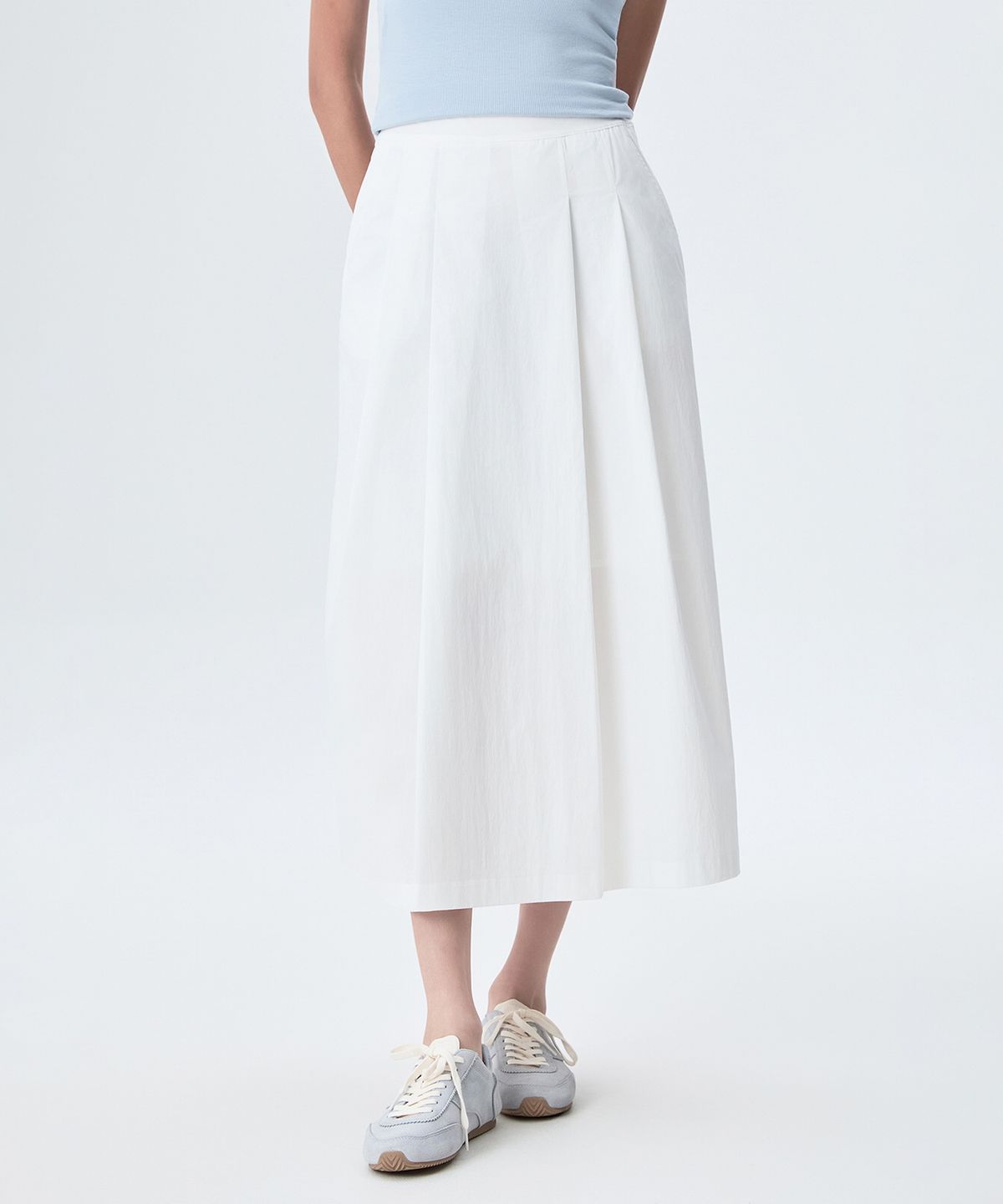 미쏘(MIXXO) 코튼 롱 스커트 RE WHG410A_MIWWHG71QA