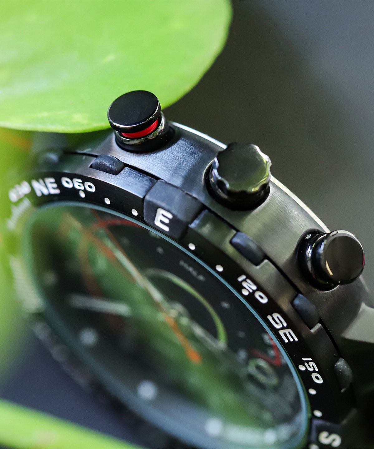 타이맥스(TIMEX) 익스페디션 노스 조수 온도 나침반 블랙시계 45mm