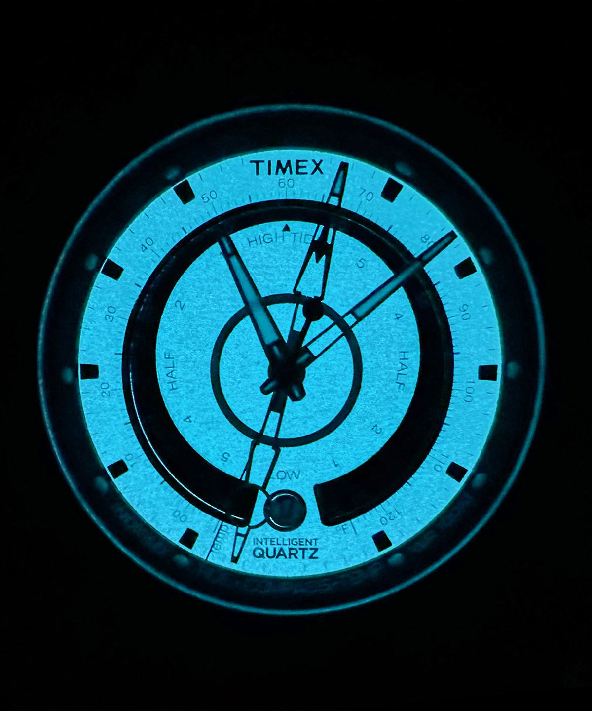 타이맥스(TIMEX) 익스페디션 노스 조수 온도 나침반 블랙시계 45mm