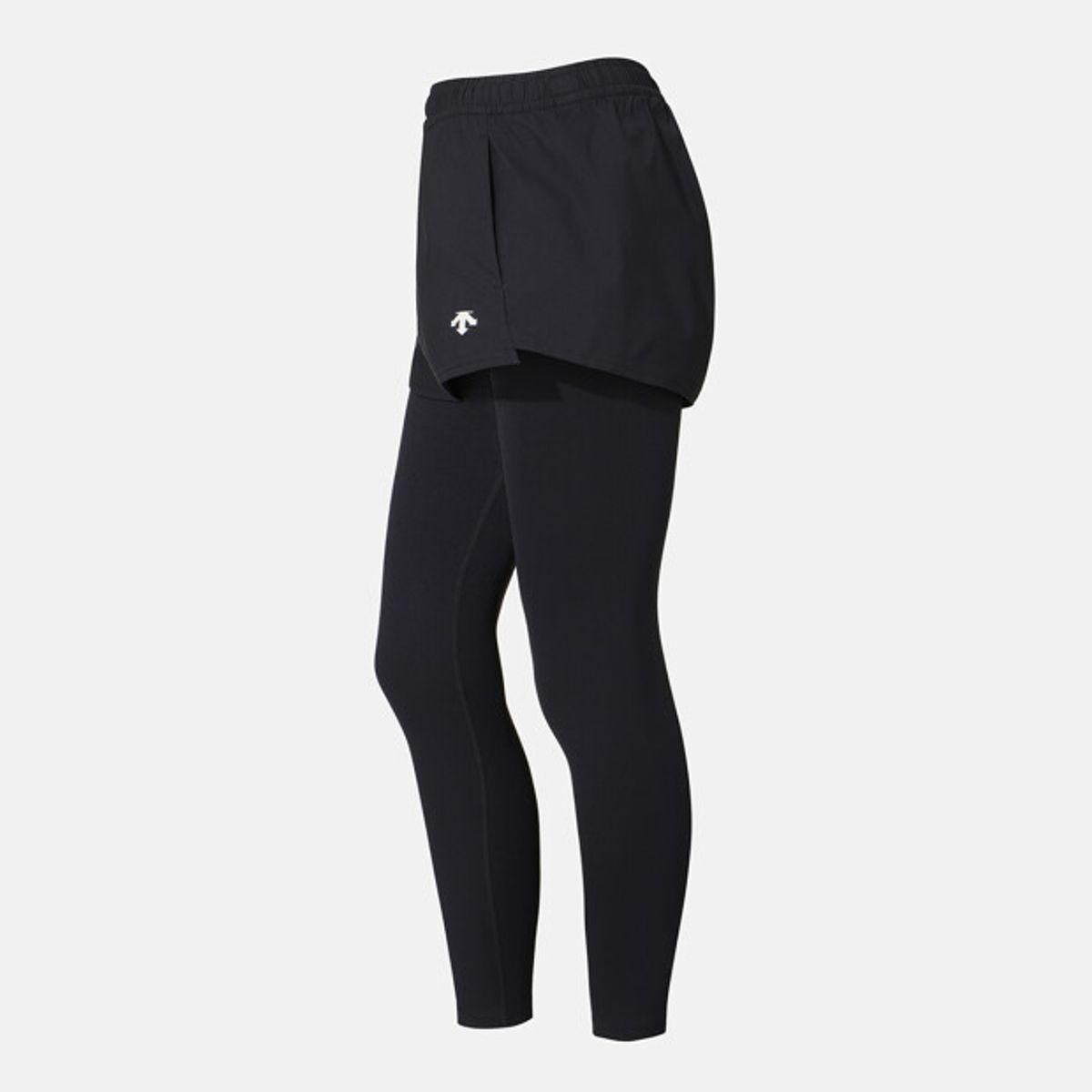 데상트(DESCENTE) 우먼스 팬츠 부착형 레깅스 딥 블랙 SR122PKL12