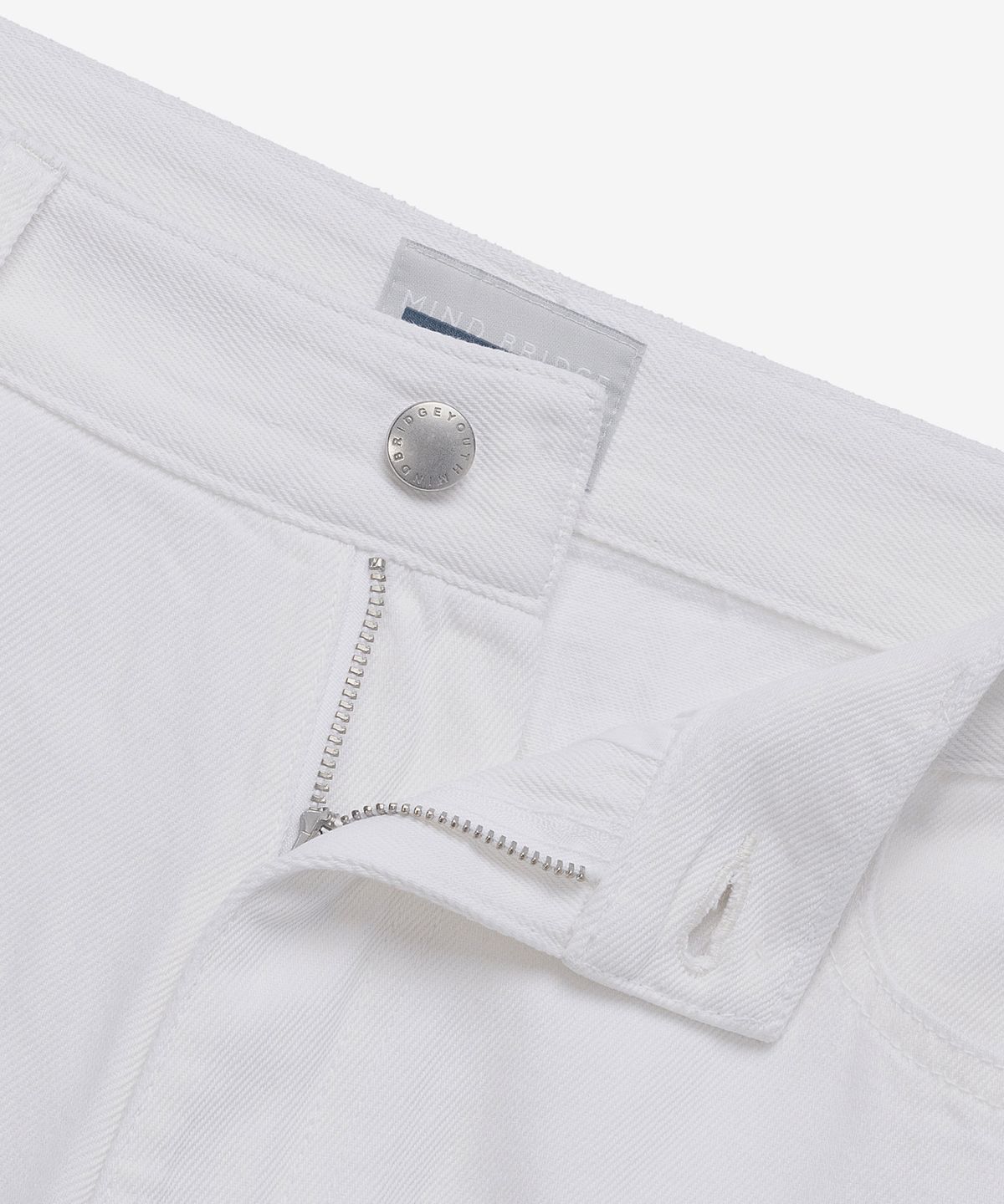 마인드브릿지(MINDBRIDGE) [COUTURE]9oz 스트레이트 화이트 데님 팬츠