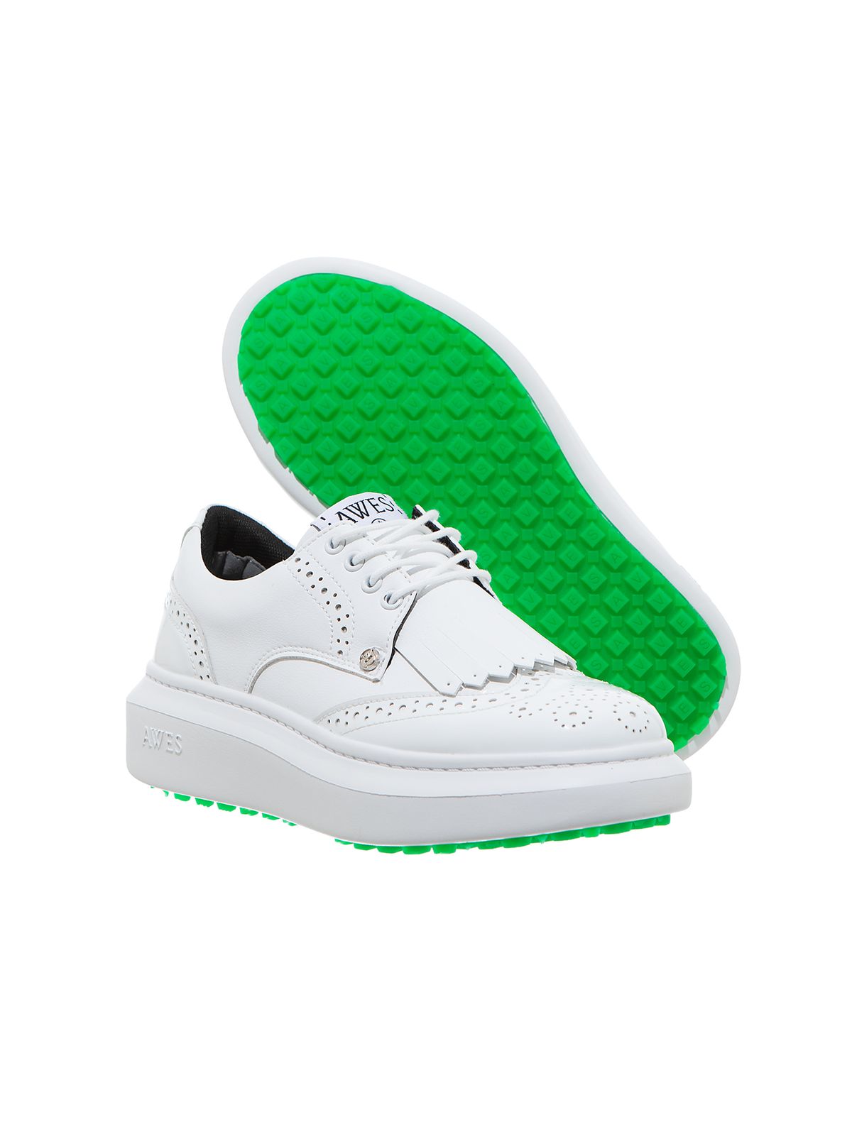 아베스골프(AVVES GOLF) 피닉스 키높이 에센셜 화이트 여성 골프 운동화 VER2