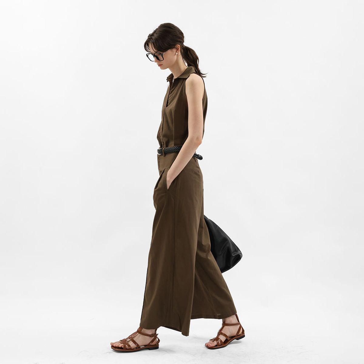 웬스데이딜라잇(WEDNESDAY DELIGHT) WD_Wide straight pants_BROWN