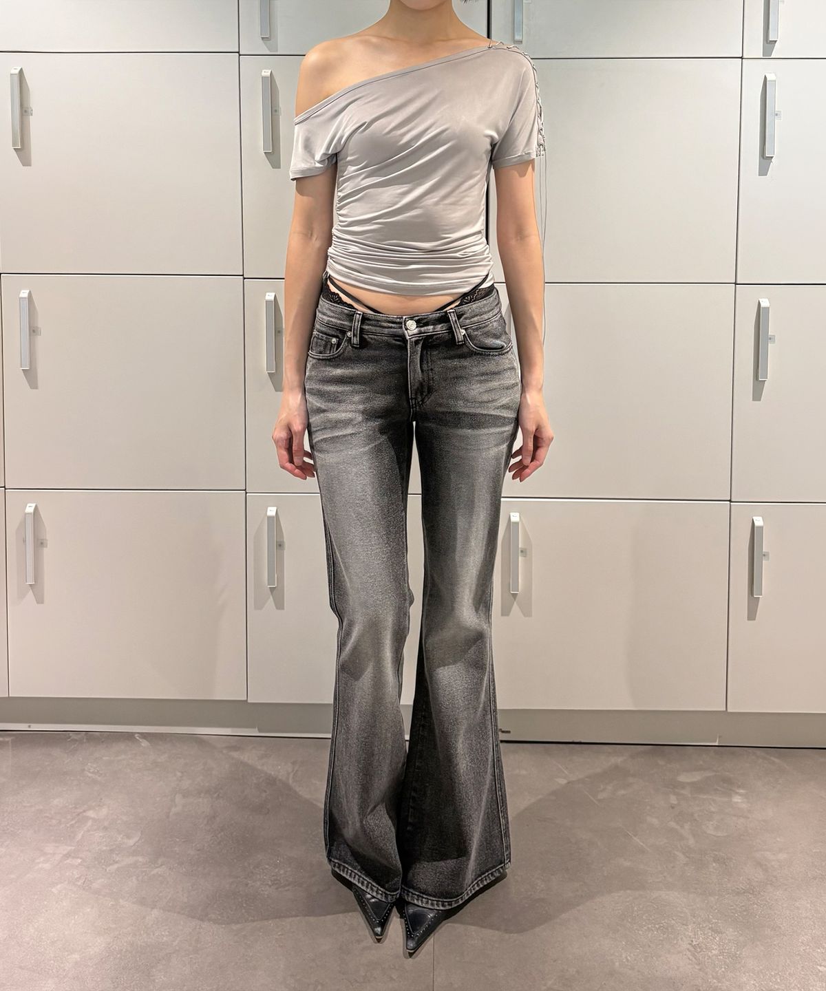 2000아카이브스(2000ARCHIVES) SNYDER BOOTCUT DENIM (STONE GREY)