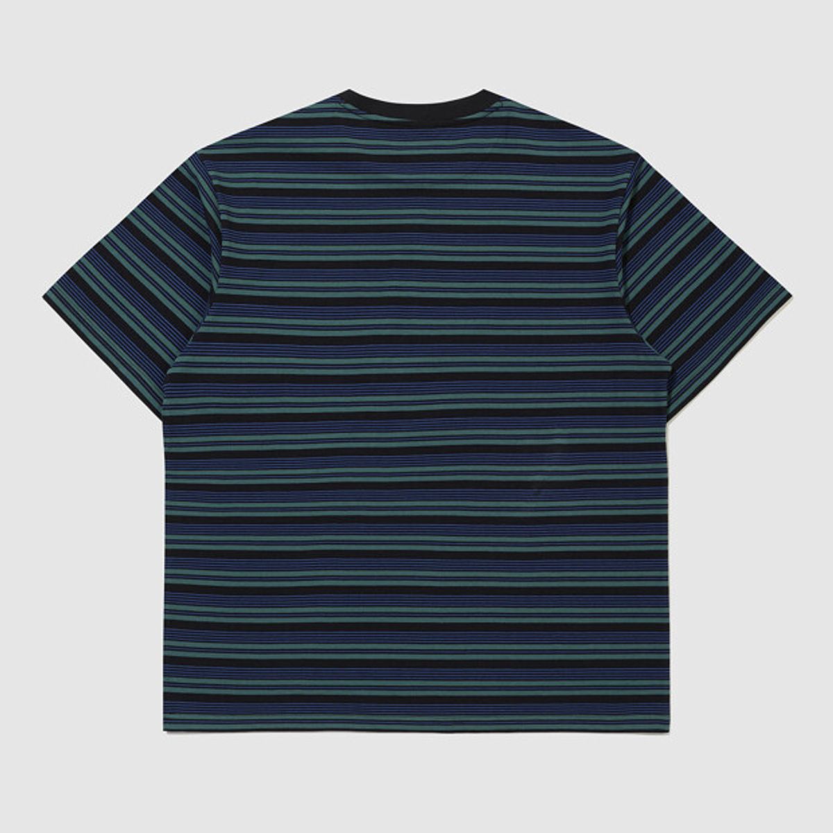 엄브로(UMBRO) 썸머 PICK 스트라이프 반팔 티셔츠 블랙 UR321CRS71