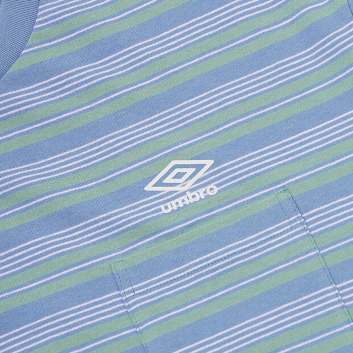 엄브로(UMBRO) 썸머 PICK 스트라이프 반팔 티셔츠 민트 UR321CRS71