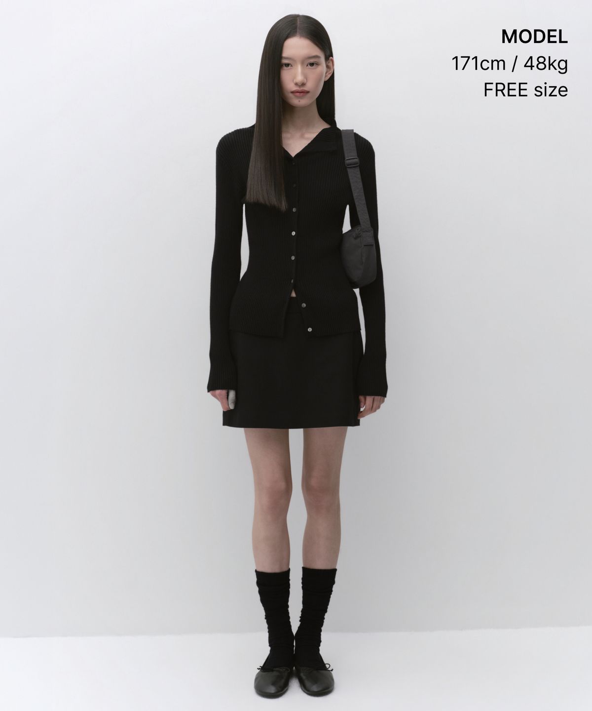 무신사 스탠다드 우먼(MUSINSA STANDARD WOMAN) 우먼즈 CN 렉탱글 미니 크로스백 [다크 그레이]