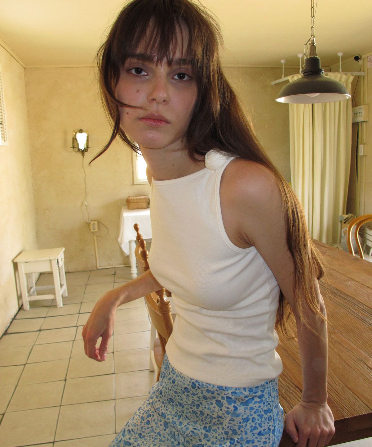 센토르(CENTAUR.KR) MINI ROSI SLEEVELESS TOP_WHITE