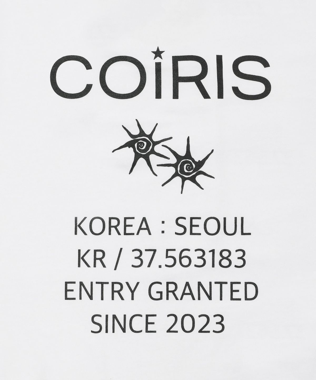 코이리스(COIRIS) 서울 시티 아카이브 반팔 티 (2컬러)