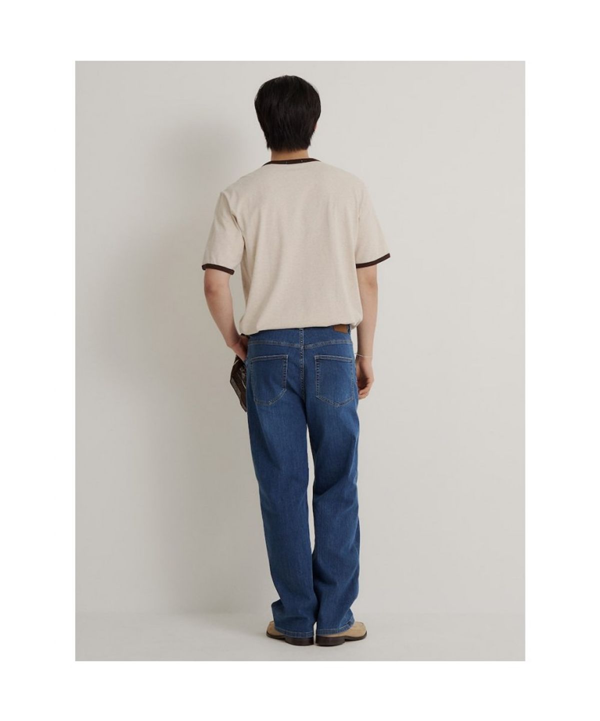 빈폴 멘(BEANPOLE MEN) 포켓 링거 티셔츠  브릭