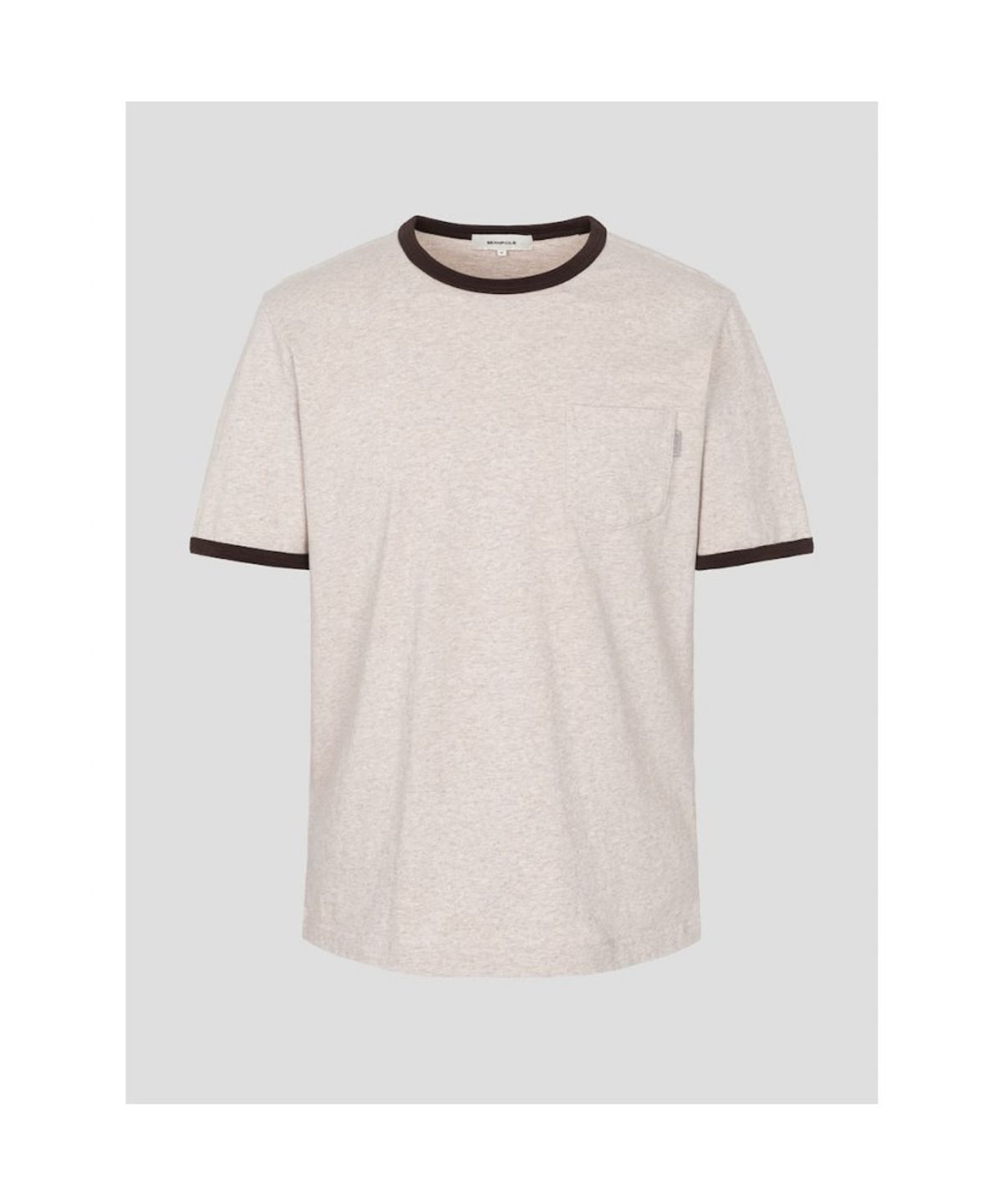 빈폴 멘(BEANPOLE MEN) 포켓 링거 티셔츠  브릭