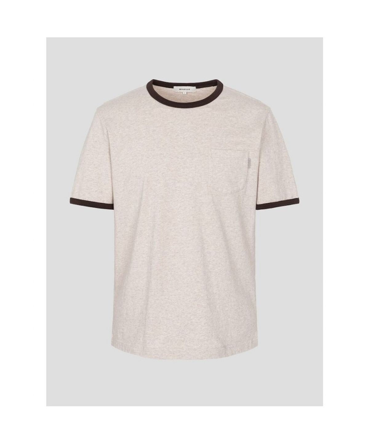빈폴 멘(BEANPOLE MEN) 포켓 링거 티셔츠  브릭
