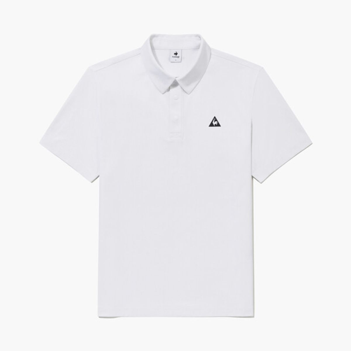 르꼬끄 골프(LECOQ GOLF) 남성 베이직 카라 반팔 티셔츠 _WHTE GR221MTS52