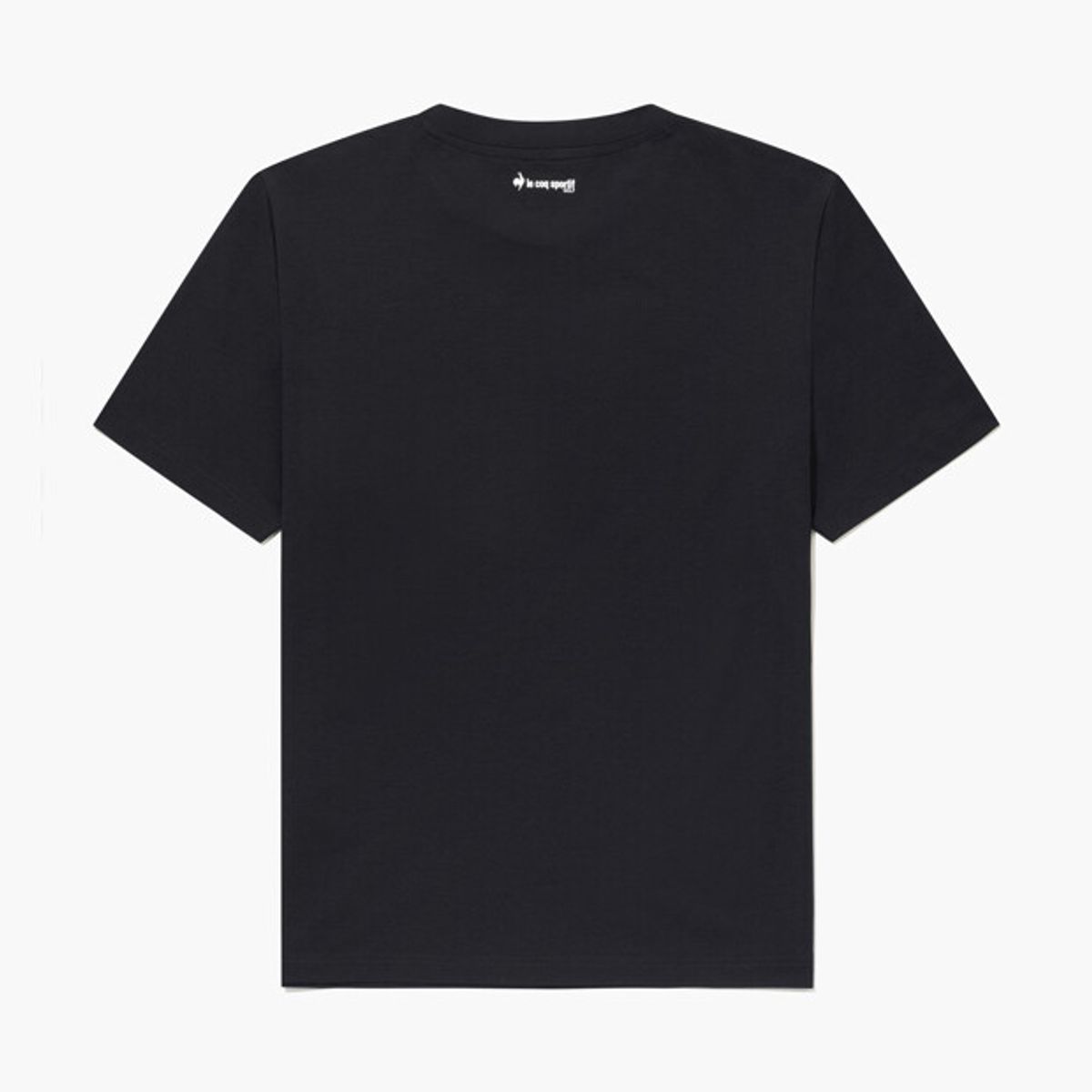 르꼬끄 골프(LECOQ GOLF) 남성 라운드넥 베이직 반팔 티셔츠 _BLCK GR221MRS53