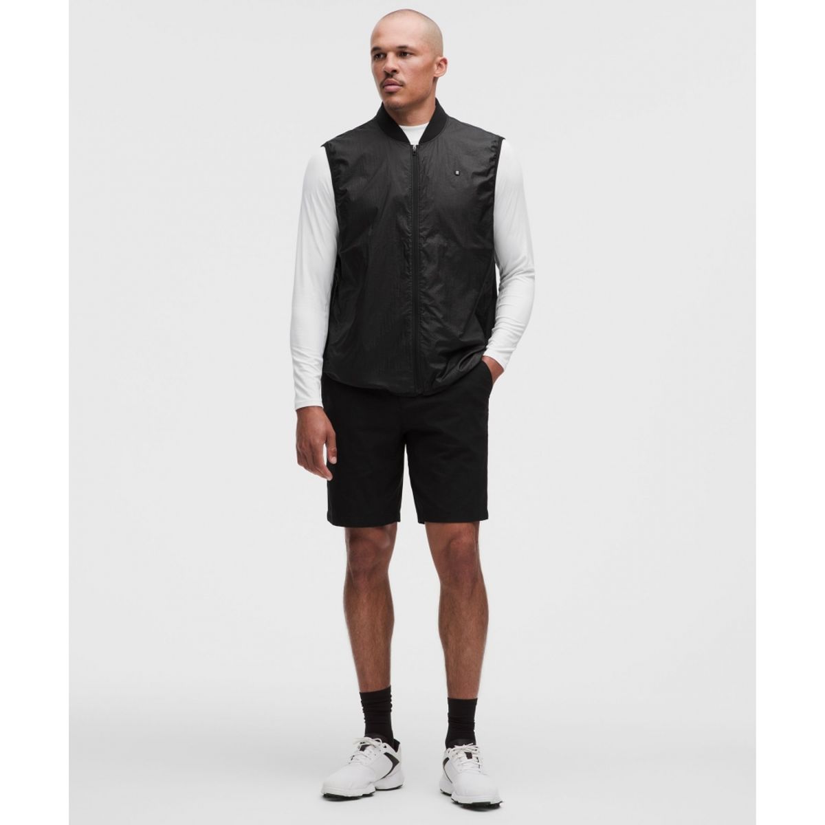 룰루레몬(LULULEMON) 모크넥 롱슬리브 골프 베이스 레이어  WHT