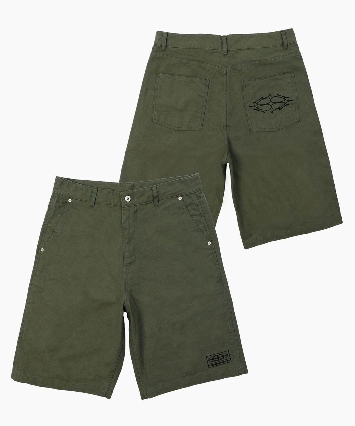 크리건(CRIGUN) CRG WASHED BERMUDA SHORTS