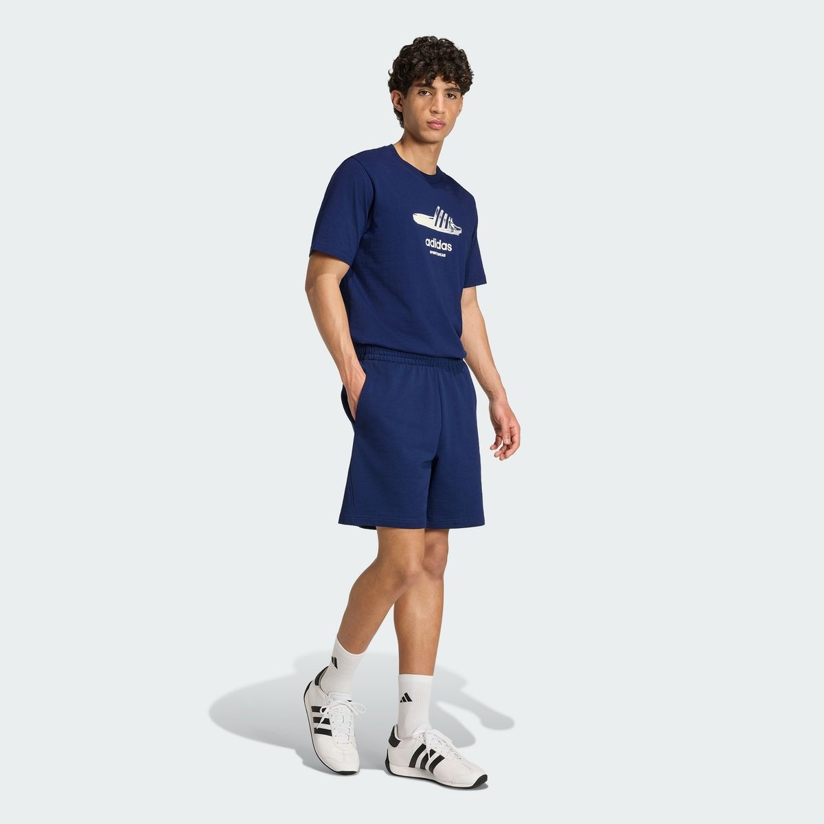 아디다스(ADIDAS) 서머 슬라이드 그래픽 티셔츠 KG0933