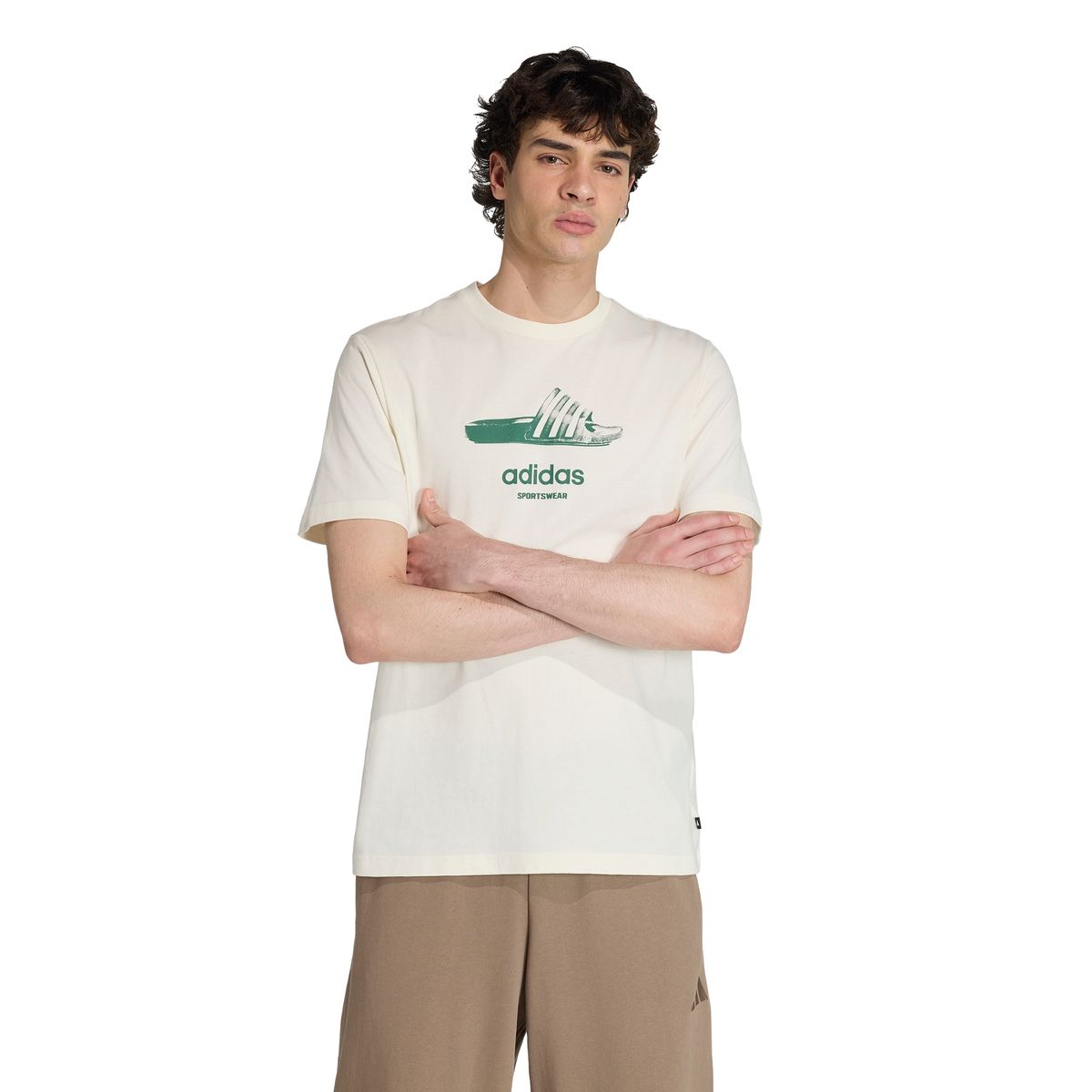 아디다스(ADIDAS) 서머 슬라이드 그래픽 티셔츠 KG0935