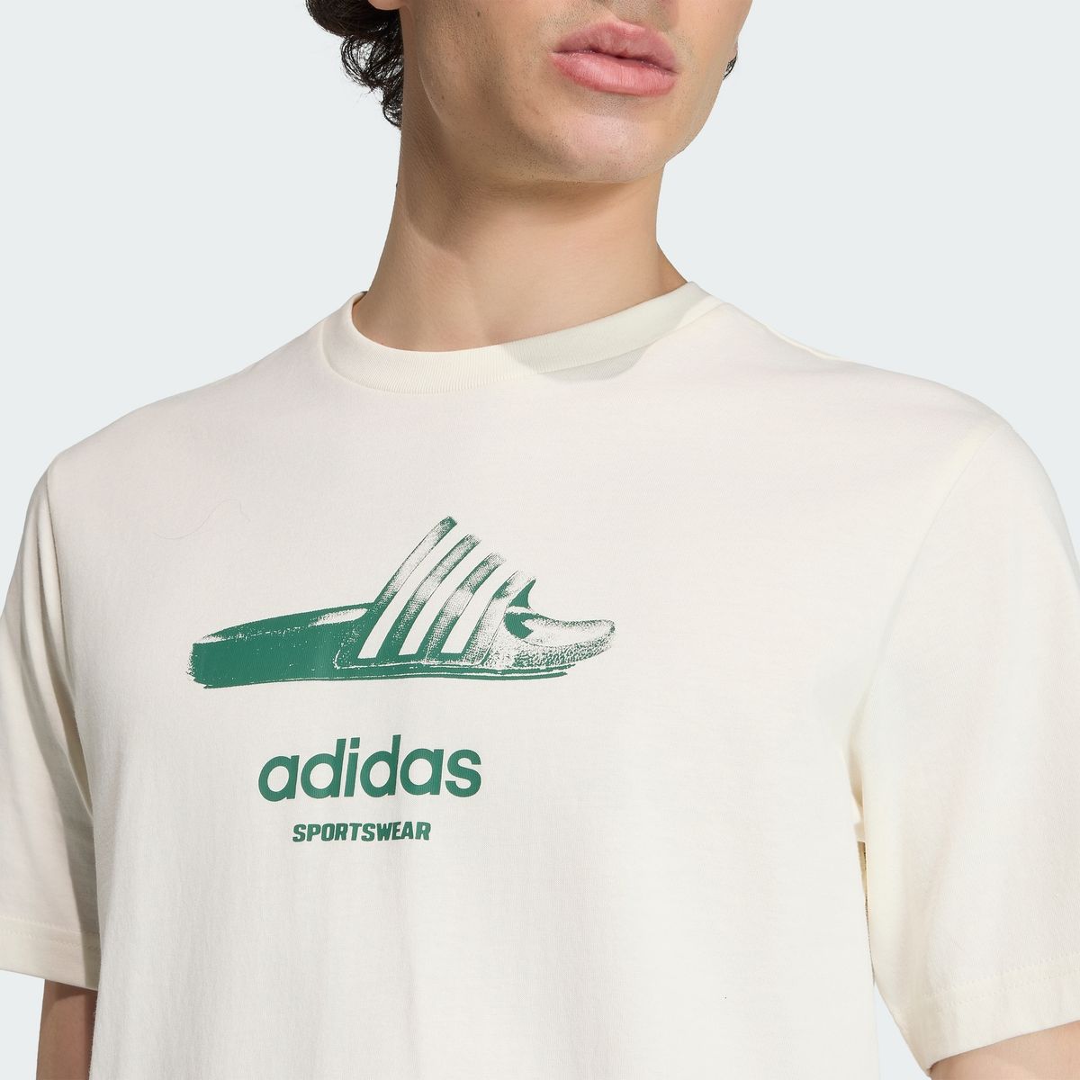 아디다스(ADIDAS) 서머 슬라이드 그래픽 티셔츠 KG0935