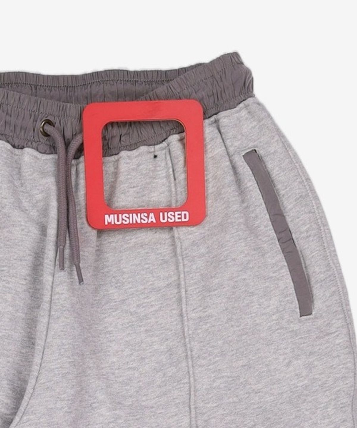 예일(YALE) COLOR BLOCK SWEAT JOGGER PANTS GRAY S