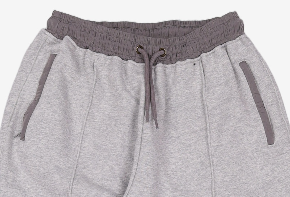 예일(YALE) COLOR BLOCK SWEAT JOGGER PANTS GRAY S