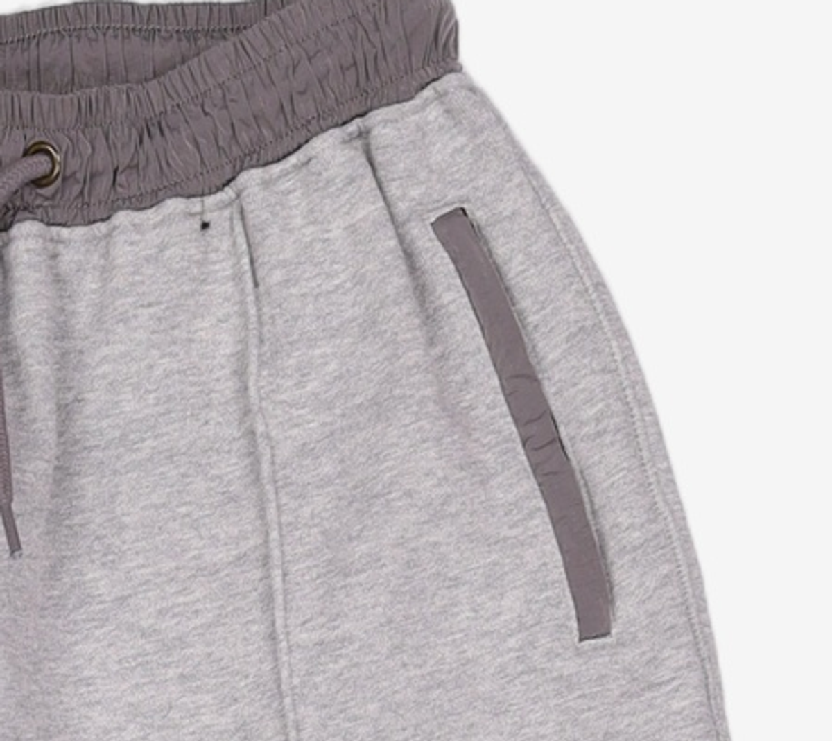 예일(YALE) COLOR BLOCK SWEAT JOGGER PANTS GRAY S