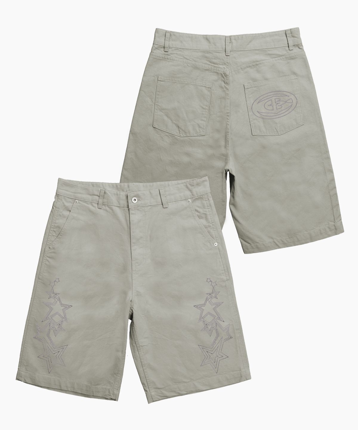 크리건(CRIGUN) FANCY WASHED BERMUDA SHORTS