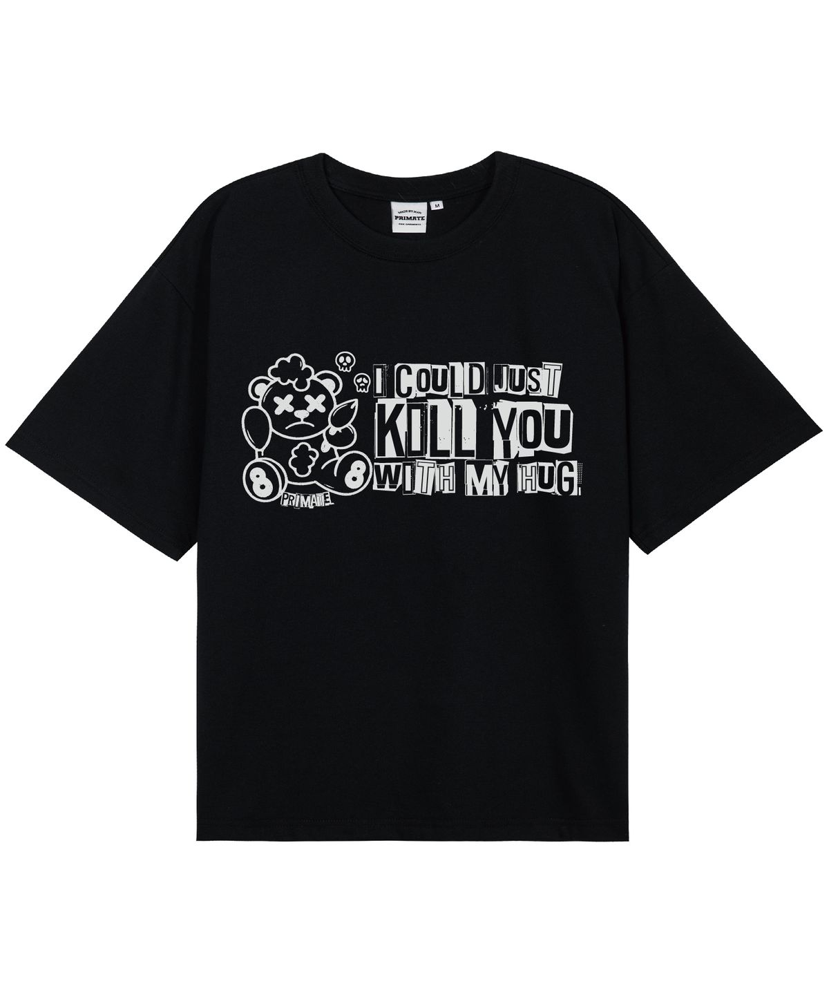 프라임에이트(PRIMATE) XBEAR 오버핏 반팔티셔츠 4 COLORS