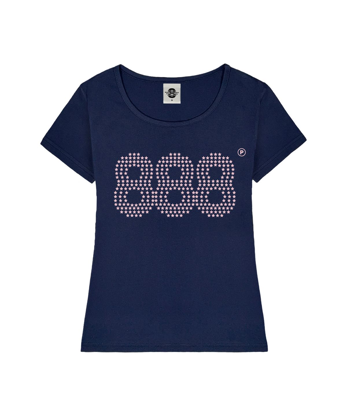 프라임에이트(PRIMATE) STAR NUMBER.888 여성 U넥 슬림핏 반팔티셔츠 6 COLORS