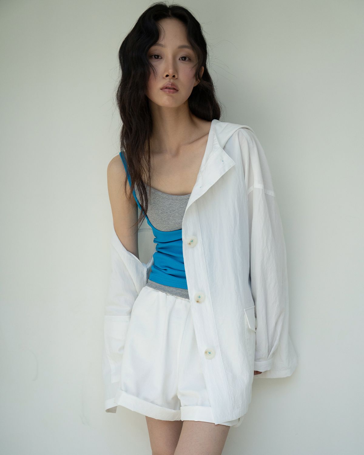 온스카(ONSKA) LIGHT HOODIE SAFARI (WHITE)