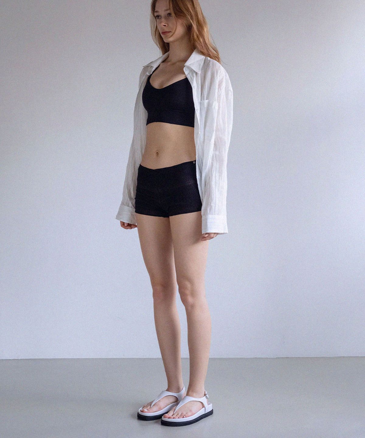 에펠클래식(EIFFELCLASSIC) RAEL Flip-Flop Sandals_ black, white 라엘 플립플랍 샌들 4cm
