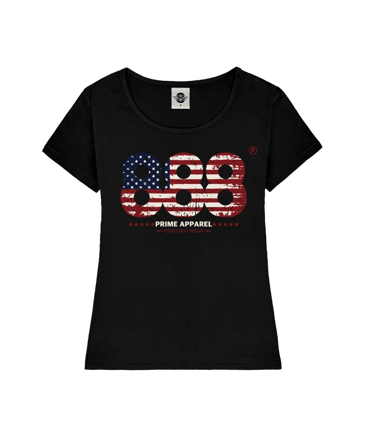 프라임에이트(PRIMATE) APPAREL 여성 U넥 슬림핏 반팔티셔츠 6 COLORS