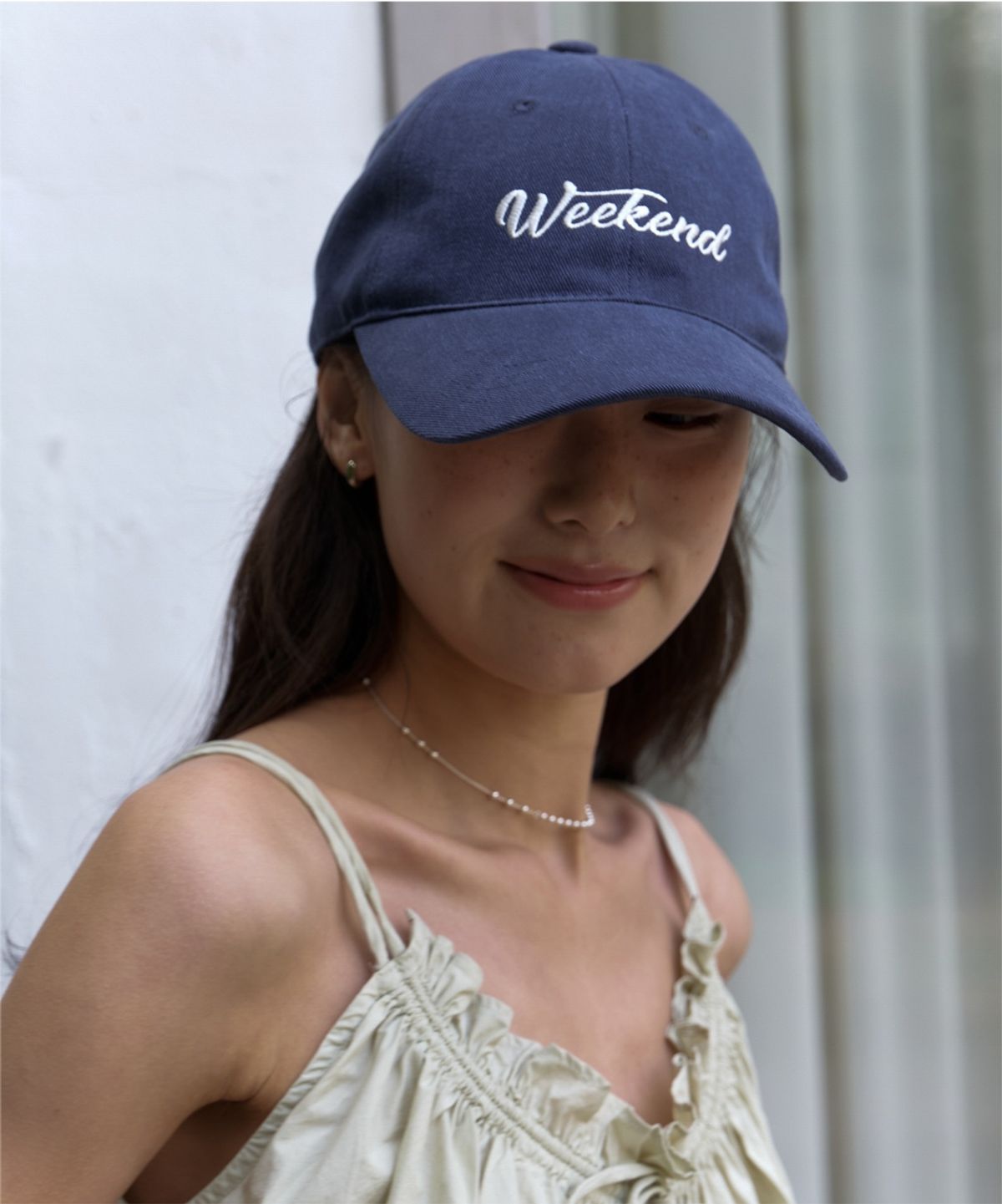 바이위켄드(BYWEEKEND) Weekend ball cap_navy