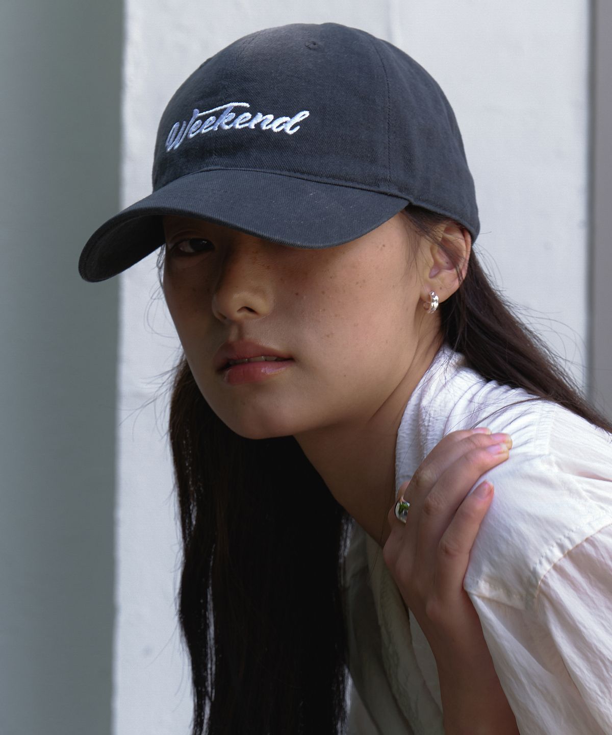 바이위켄드(BYWEEKEND) Weekend ball cap_charcoal