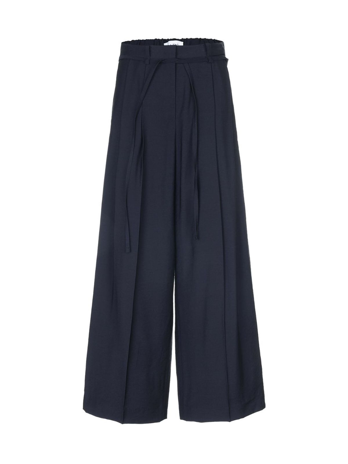 파도 서울(PADO SEOUL) 스트링 투턱 와이드 팬츠 딥네이비