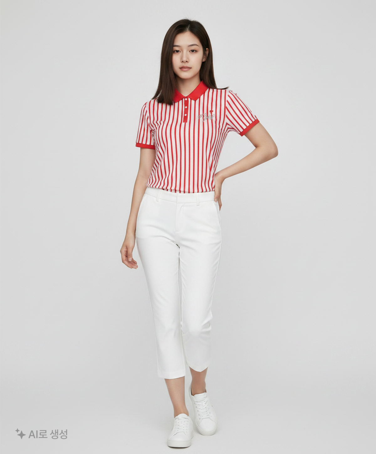 휠라 골프(FILA GOLF) 피케/카라 티셔츠 100