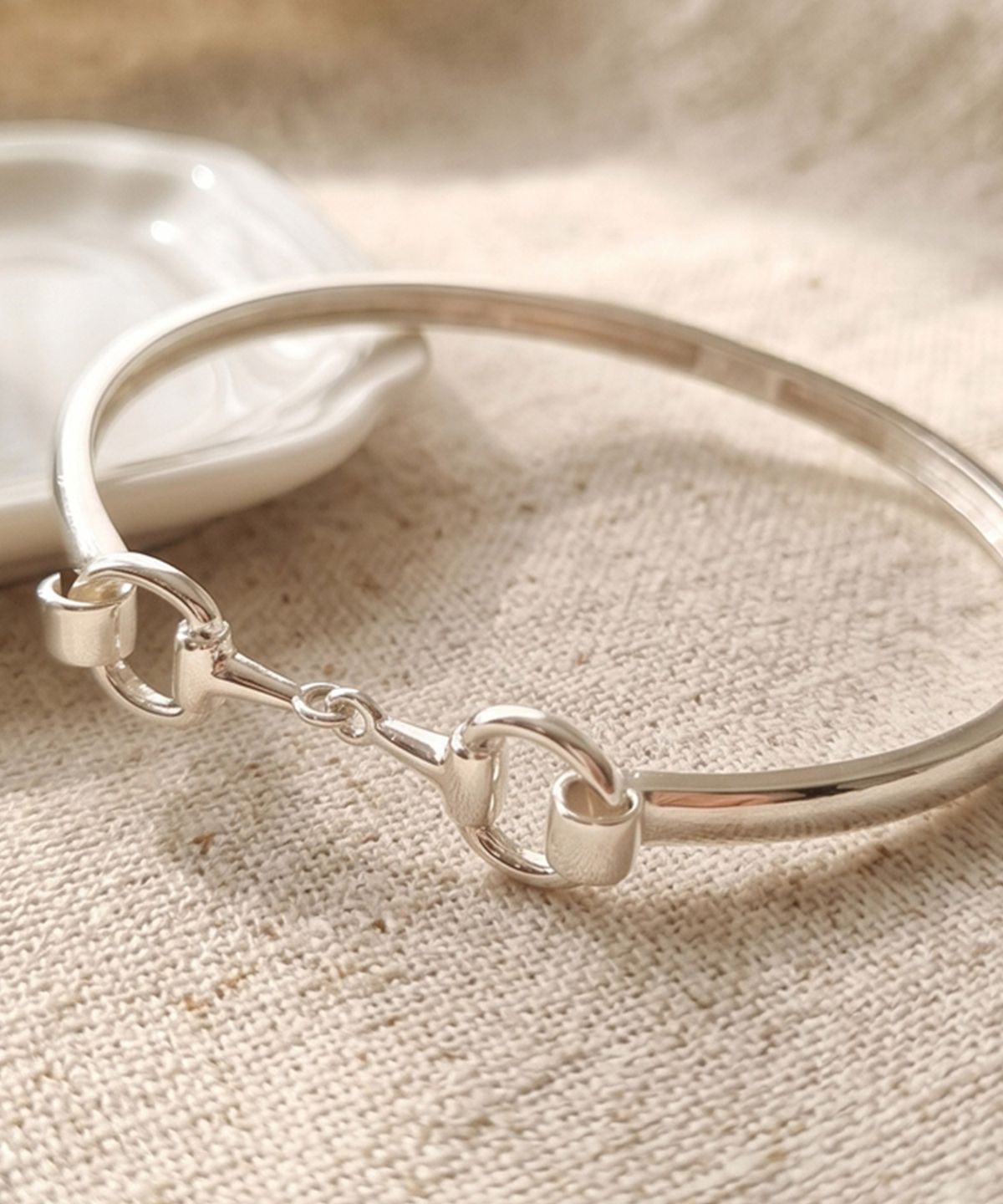 엘렌쥬얼리(HELENE JEWELRY) 실버 925 Silver 드 제르베 라인 뱅글 은 팔찌